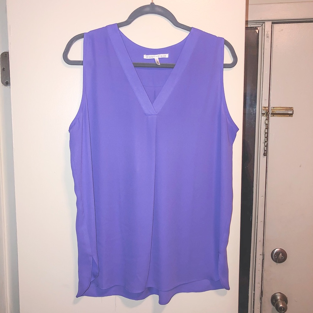 Violet & Claire Sleeveless Blouse Tank